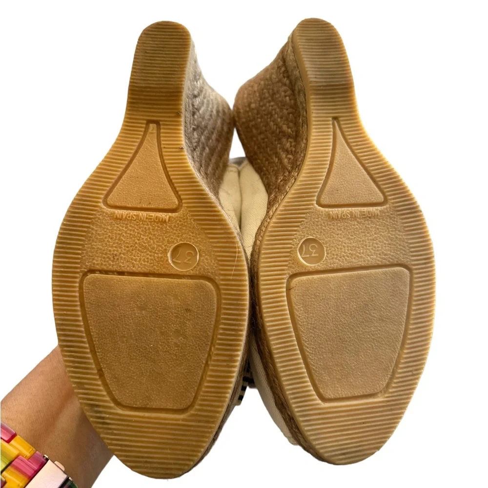 Eric Michael Cream and Gray Espadrilles